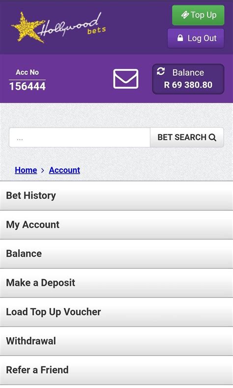hollywood bet account